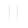 Boucles d’oreilles Alba fines et longues