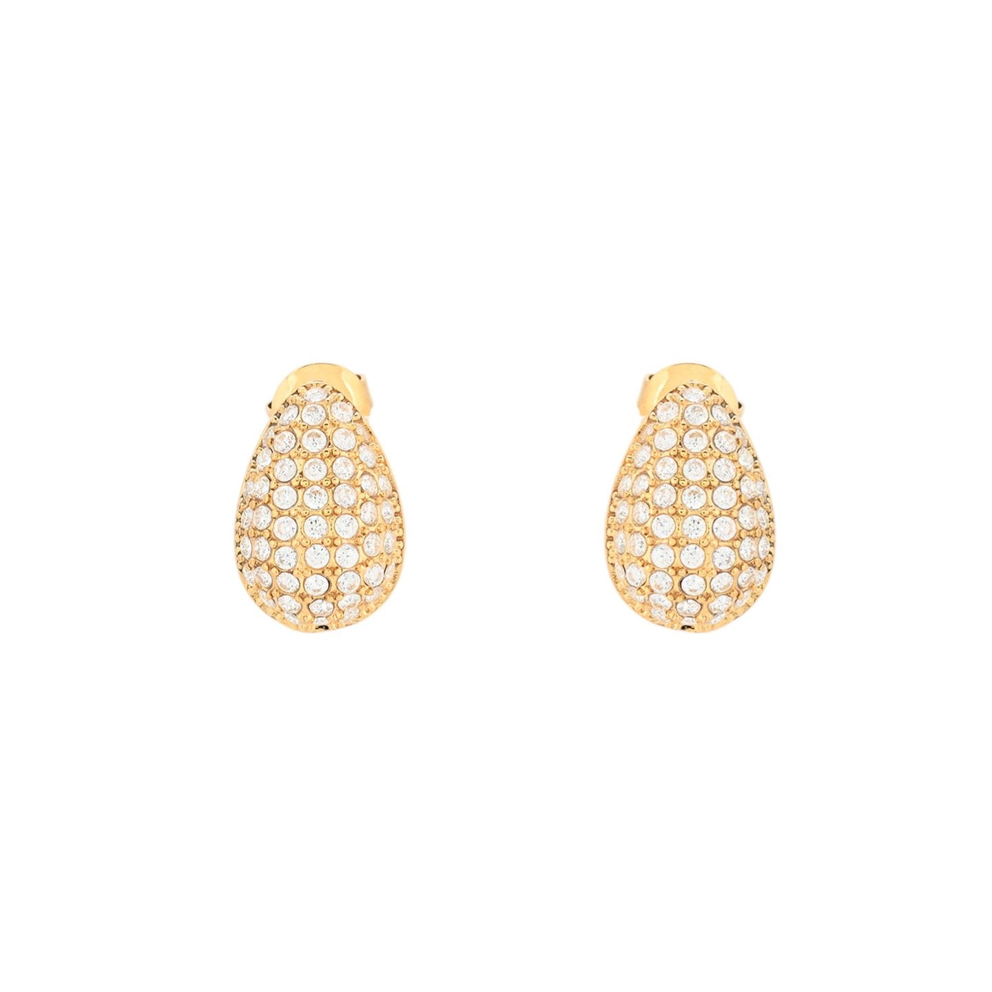 Boucles d'oreilles Alba goutte brillantes