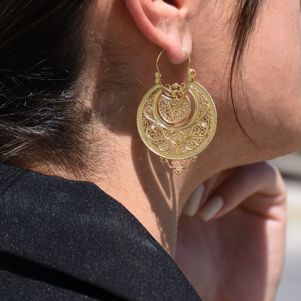 Boucles d'oreilles Aria de reine