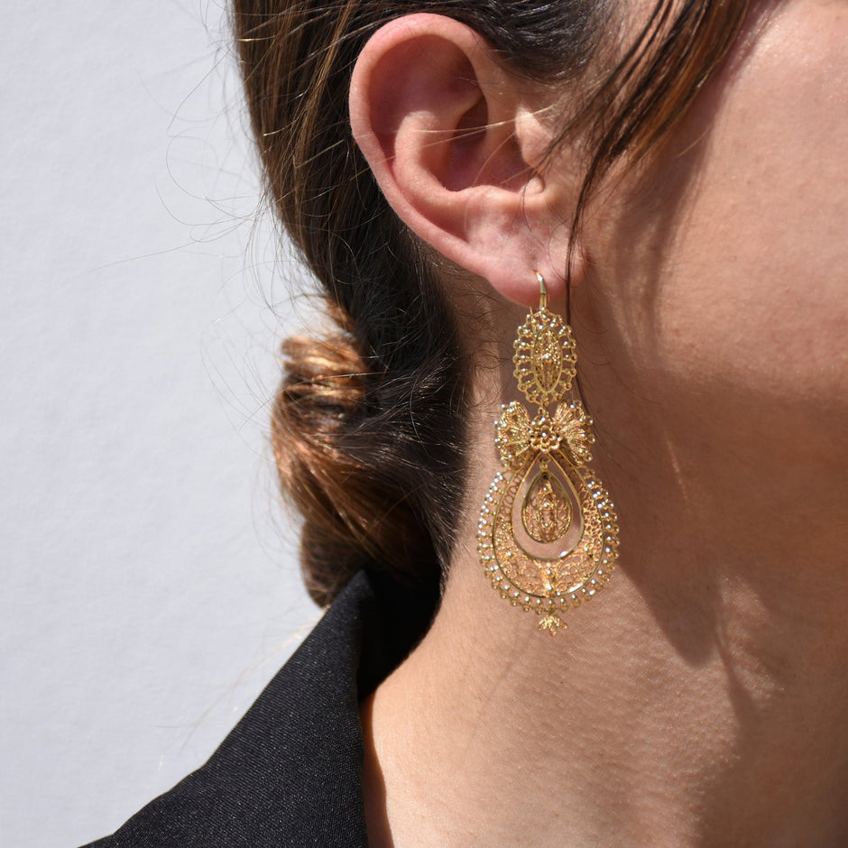 Boucles d'oreilles Aria Portugal princesse