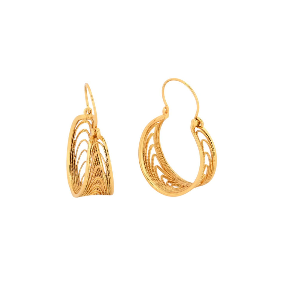 Boucles d’oreilles Aria traditionnelles