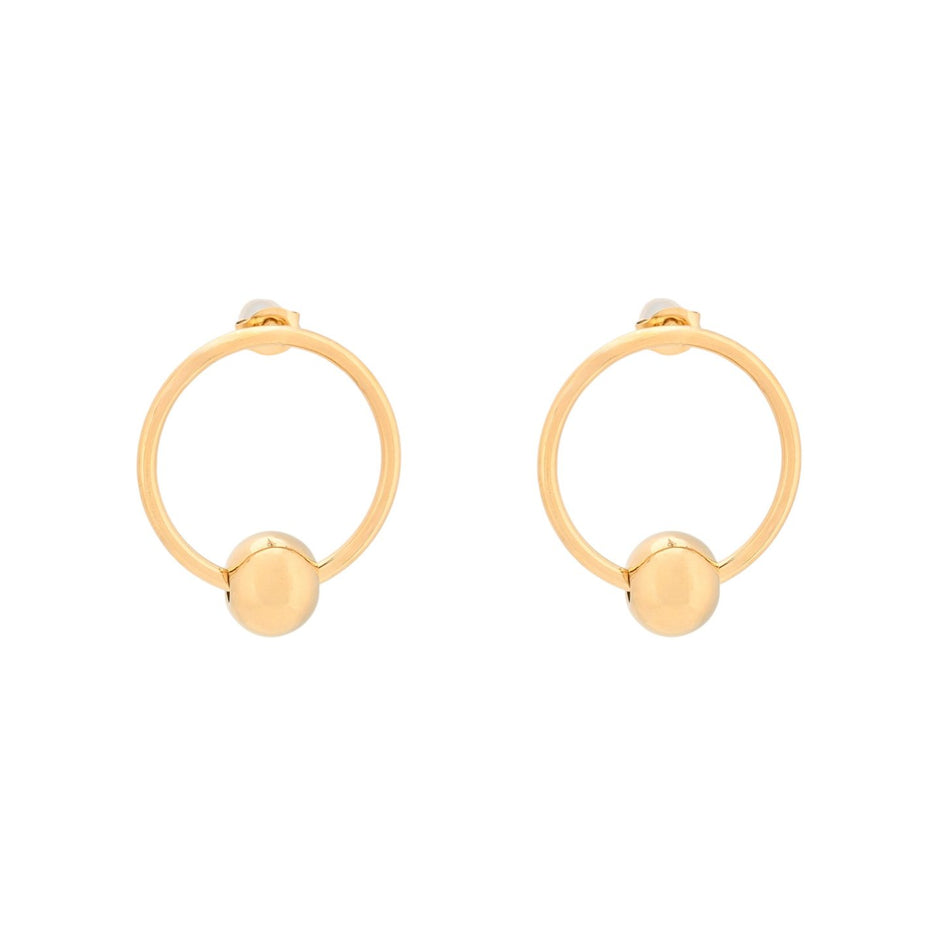 Boucles d'oreilles Esmée avec petite boule