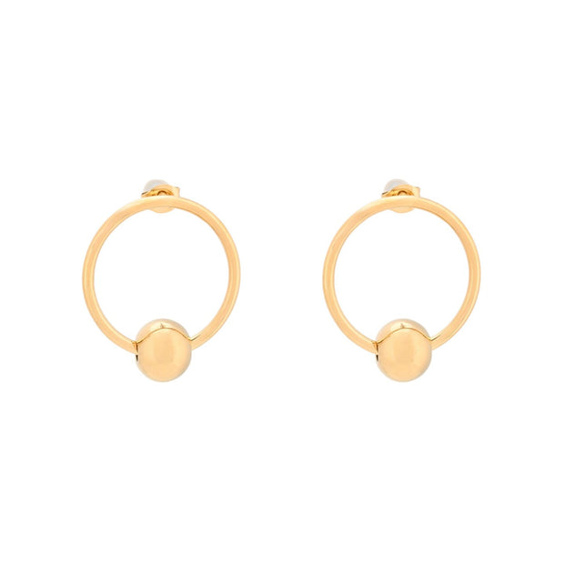 Boucles d'oreilles Esmée avec petite boule