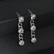Boucles d'oreilles Alba avec zircones