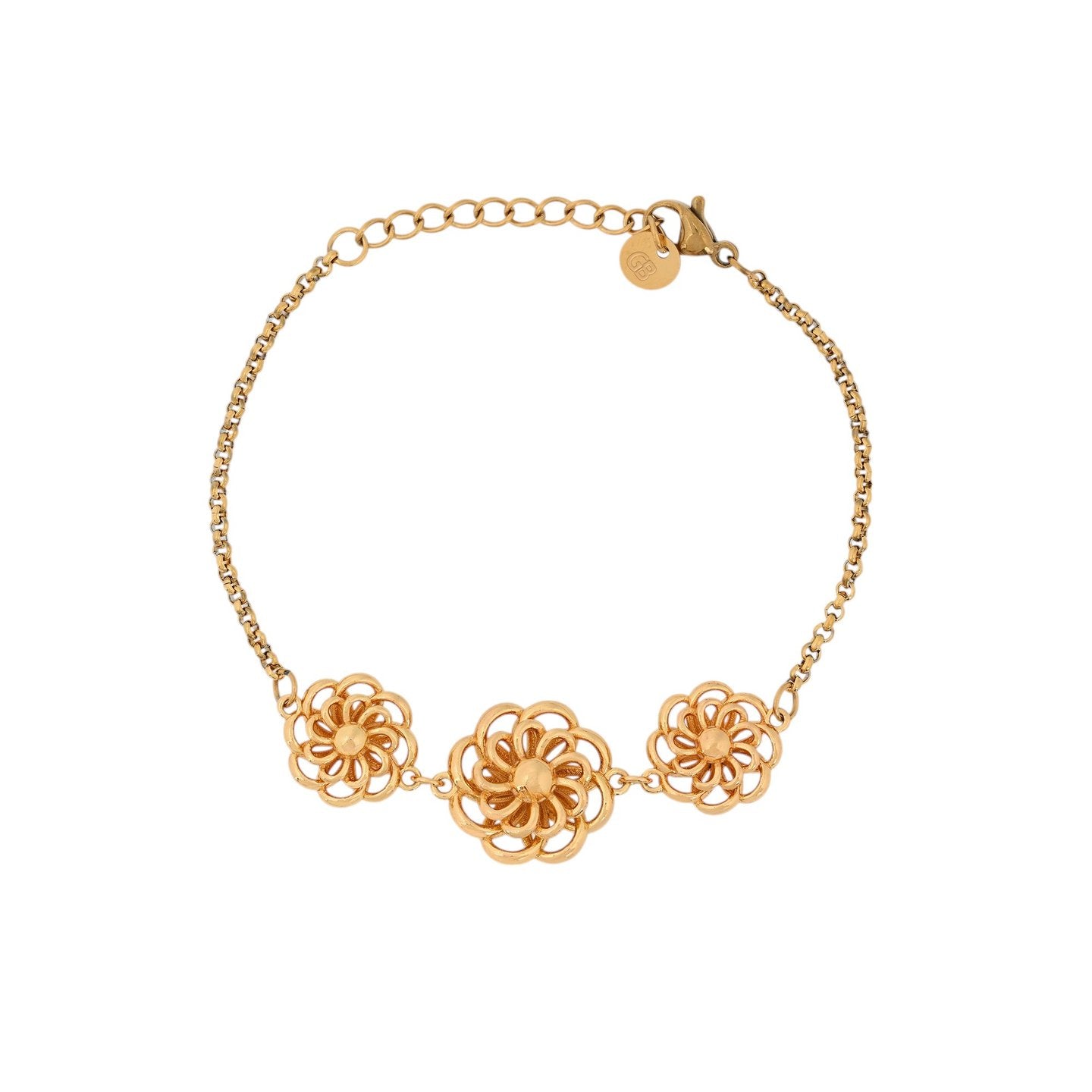 Bracelet Charms fleur traditionnelle Aria