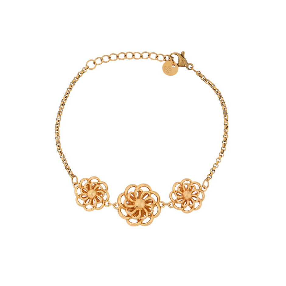 Bracelet Charms fleur traditionnelle Aria