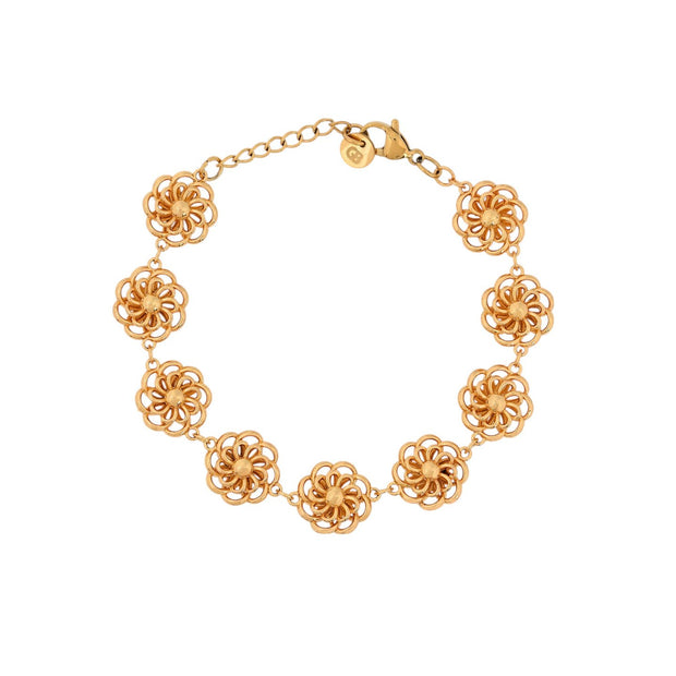 Bracelet Charms fleur traditionnelle Aria
