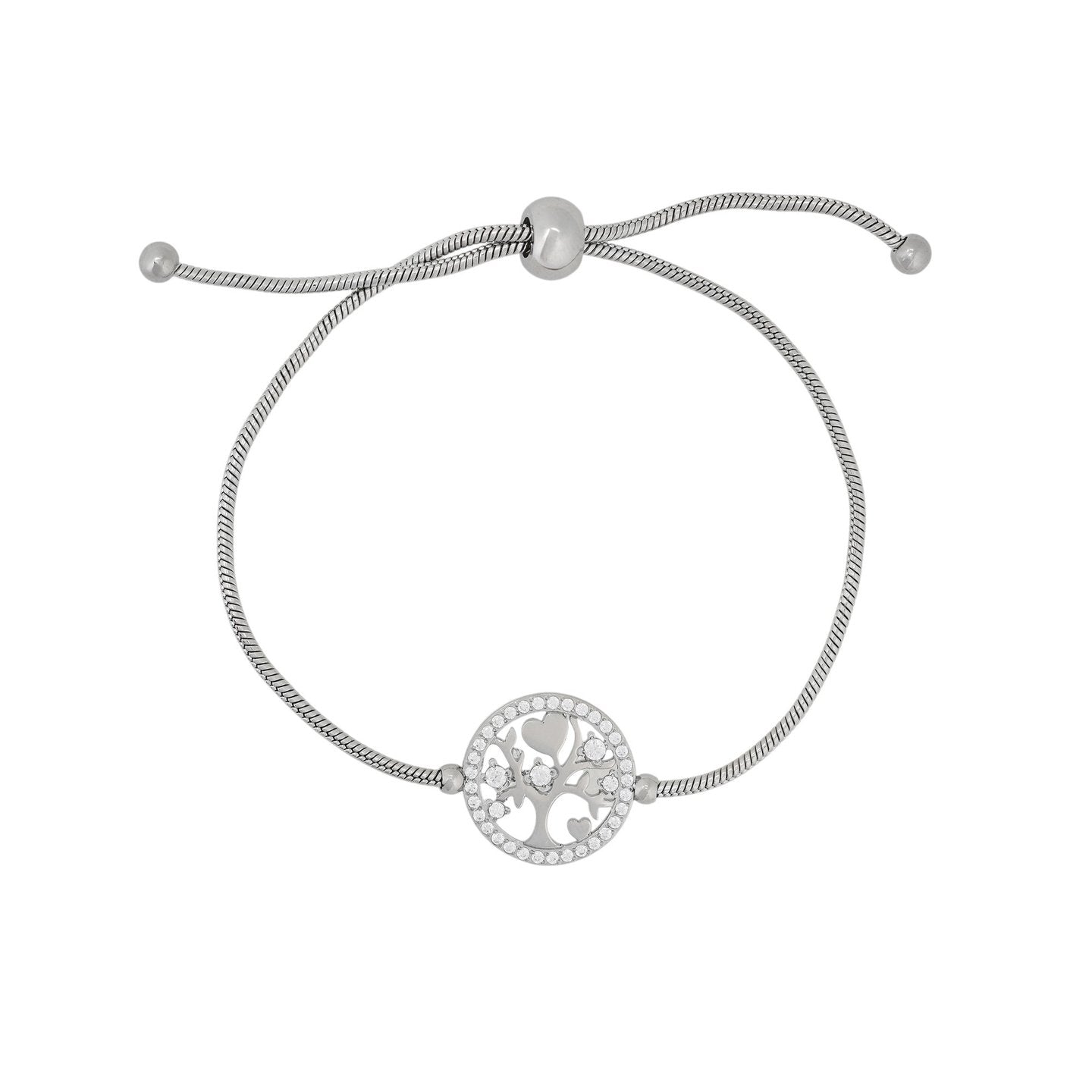 Bracelet Alba arbre et cœurs