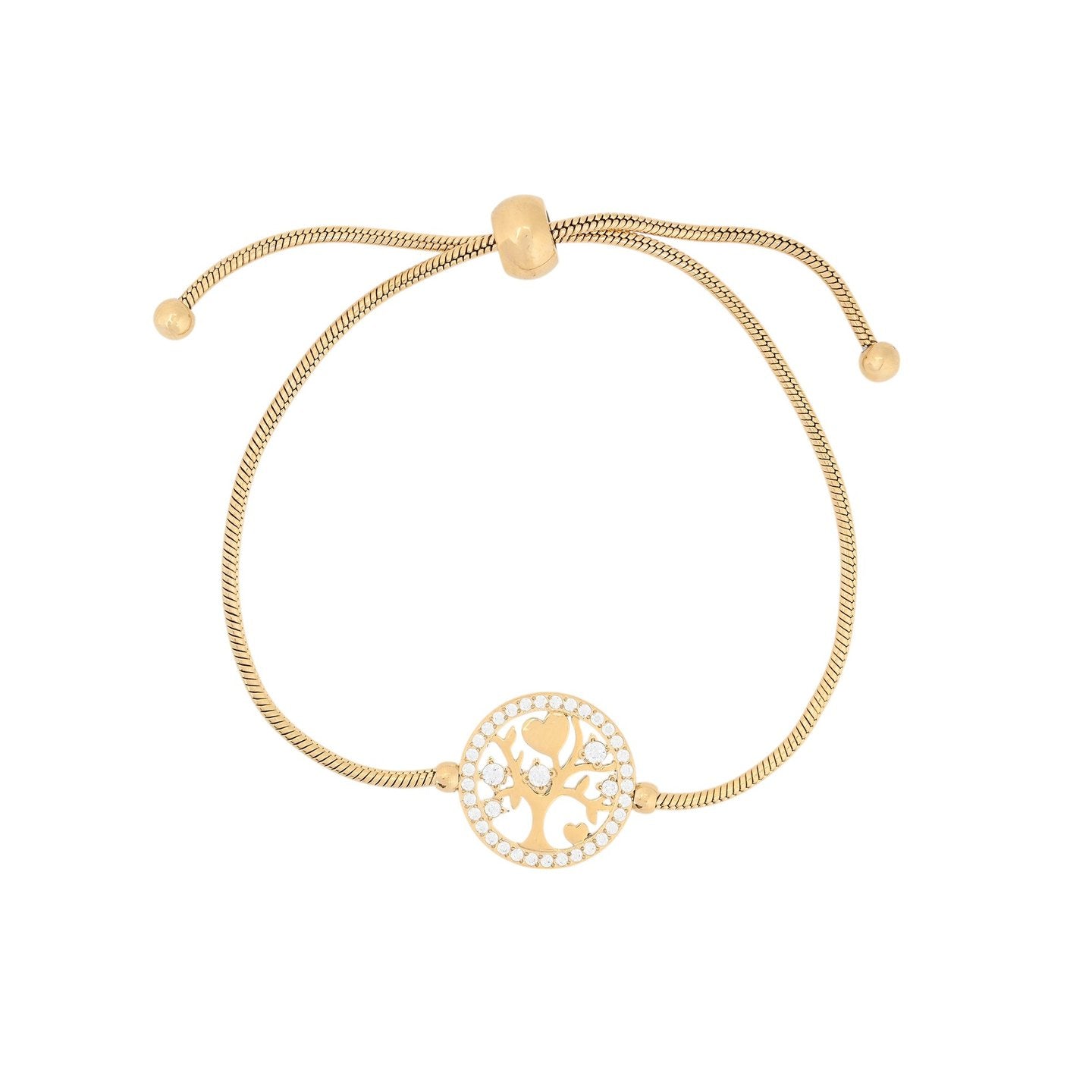 Bracelet Alba arbre et cœurs