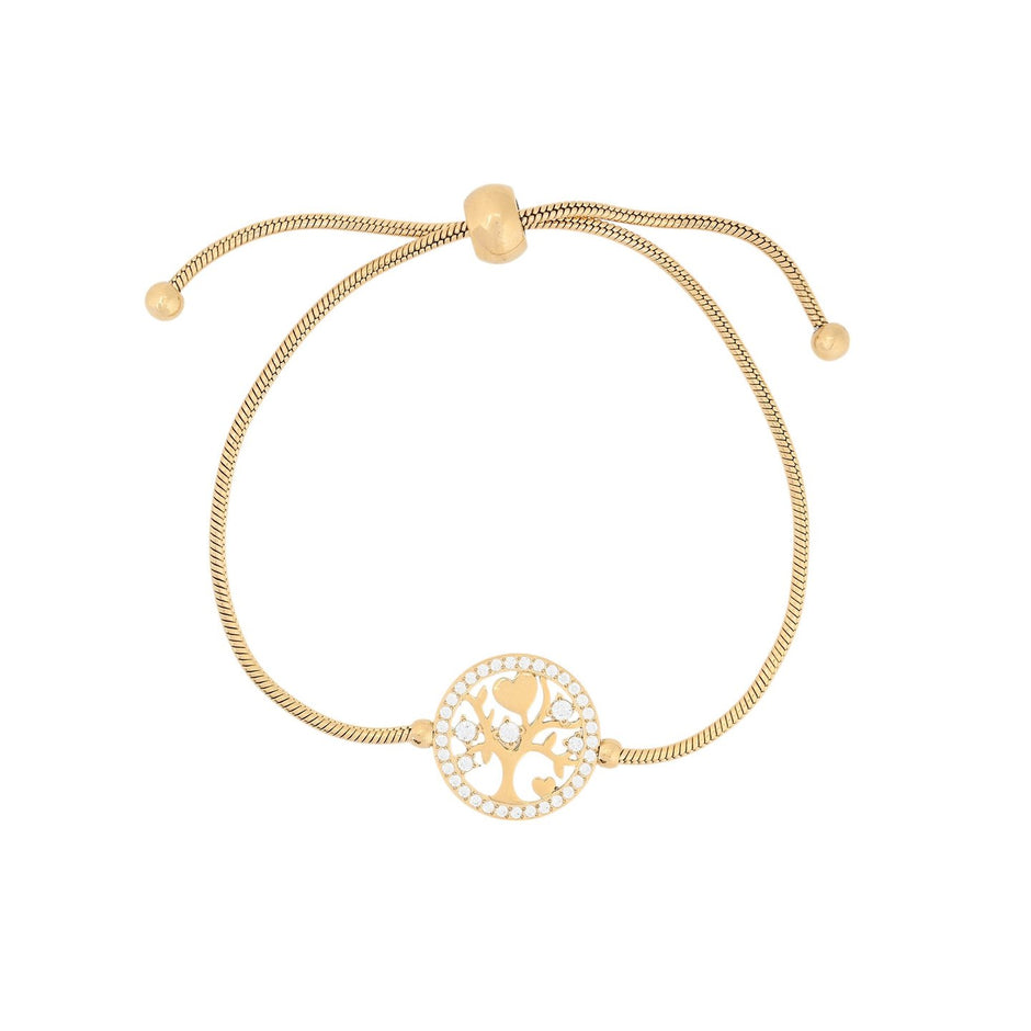 Bracelet Alba arbre et cœurs