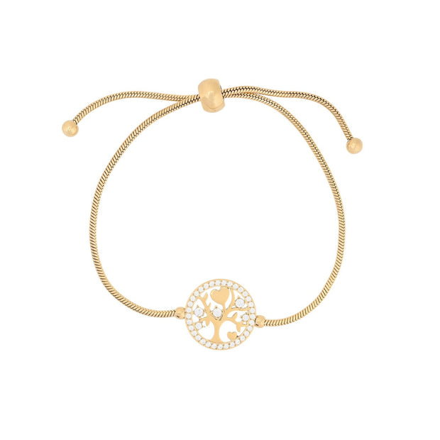 Bracelet Alba arbre et cœurs