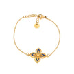 Bracelet Aria fleur bleue