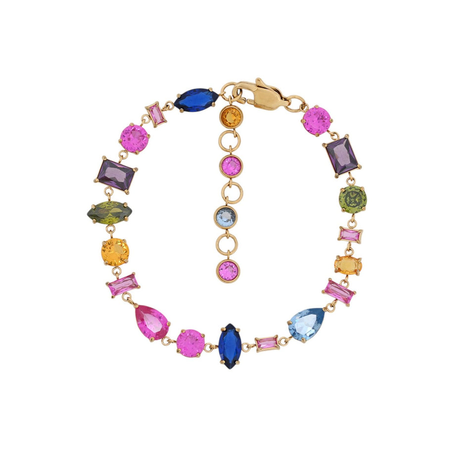 Bracelet Delicate Iris avec cristaux naturels