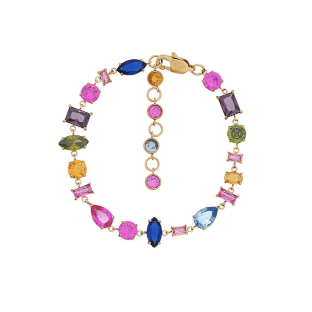 Bracelet Delicate Iris avec cristaux naturels