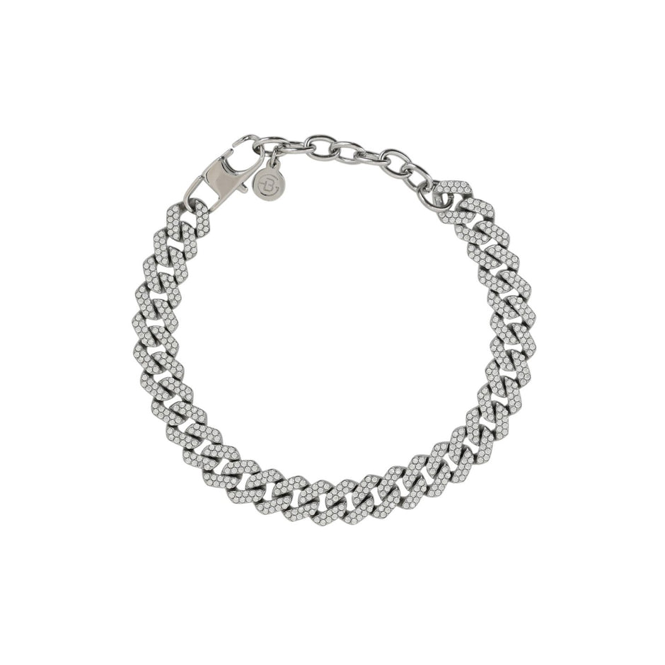 Bracelet Délicat Iris avec zircons petite mailles