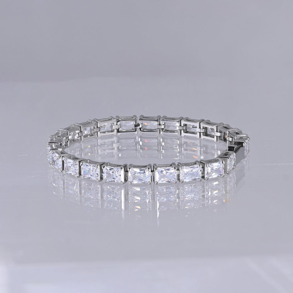 Bracelet Delicate Iris rectangles brillant