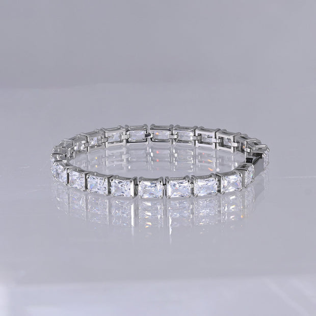 Bracelet Delicate Iris rectangles brillant