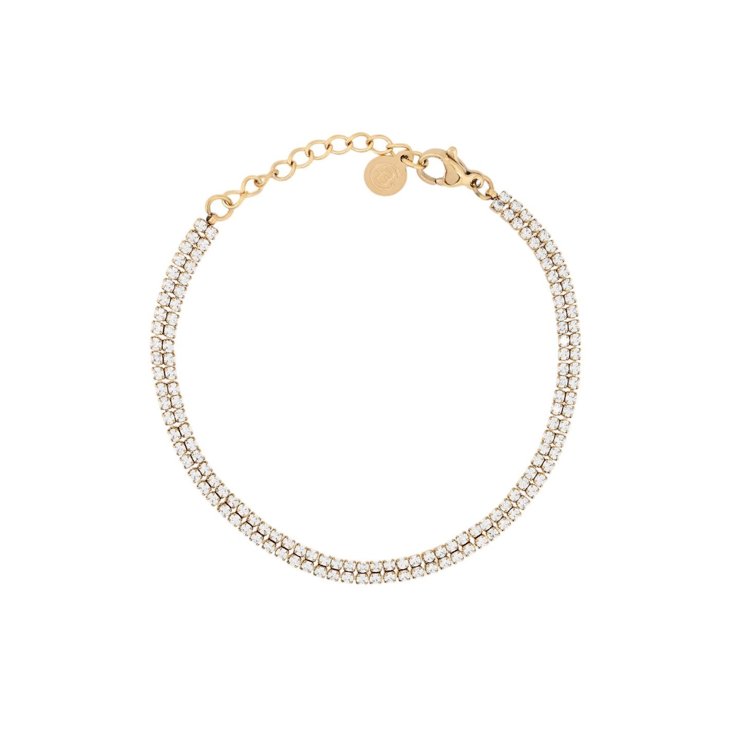 Bracelet Alba Riviera double avec zircones