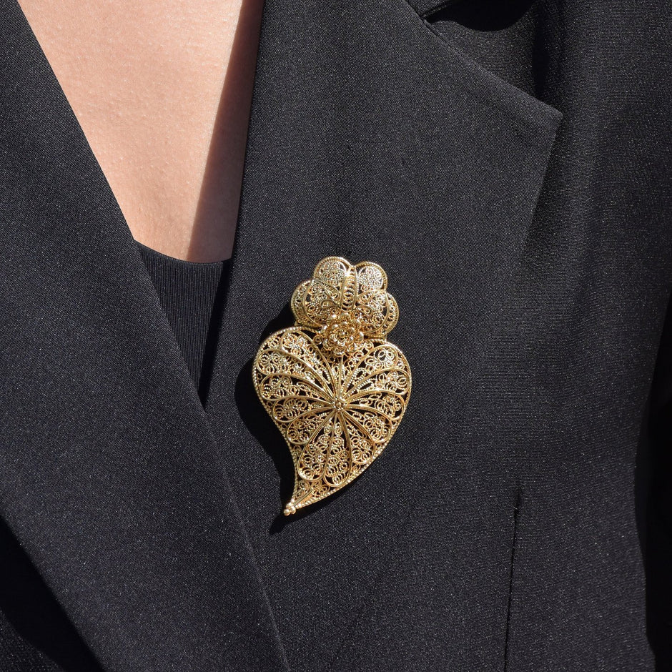 Broche Encantos cœur Viana