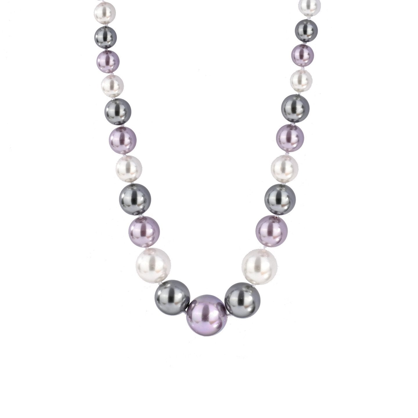 Collier Glamour avec perles moyennes