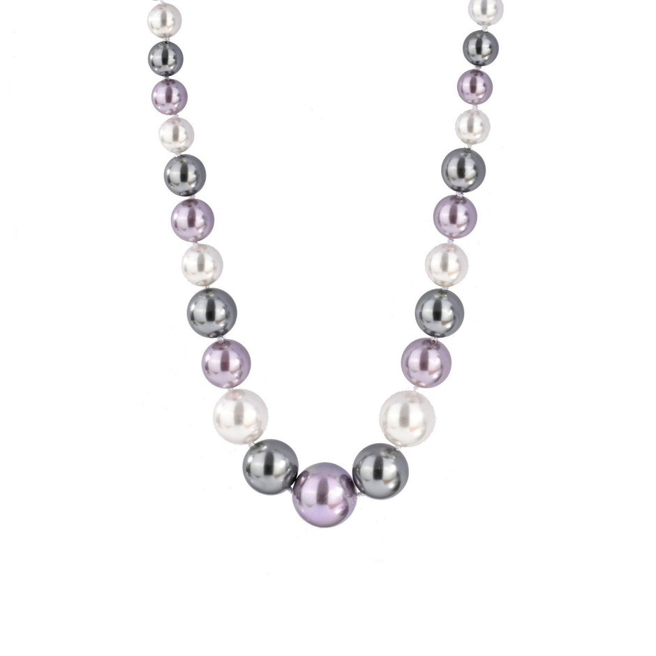 Collier Glamour avec perles moyennes