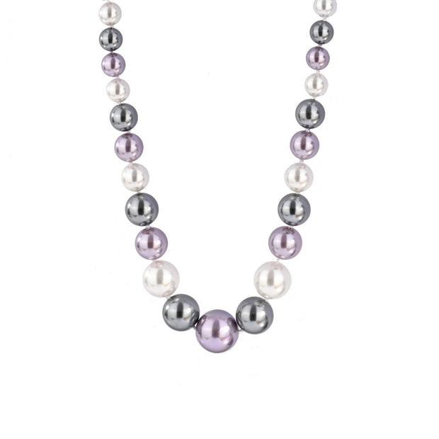Collier Glamour avec perles moyennes