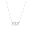 Collier avec deux filles et un garçon