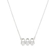 Collier avec trois filles