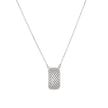 Collier rectangulaire et zircons