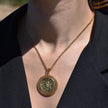 Collier Charms balance antique