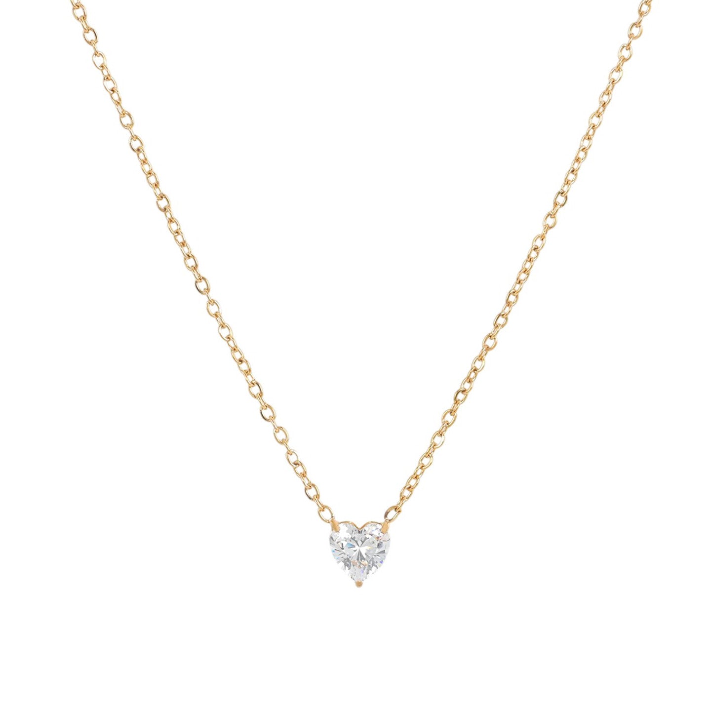 Collier avec cœur mini - 6mm