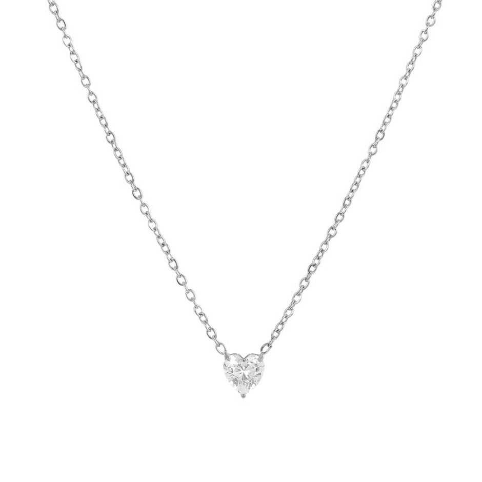 Collier avec cœur mini - 6mm