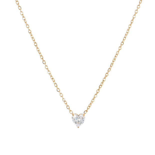Collier avec cœur mini - 6mm