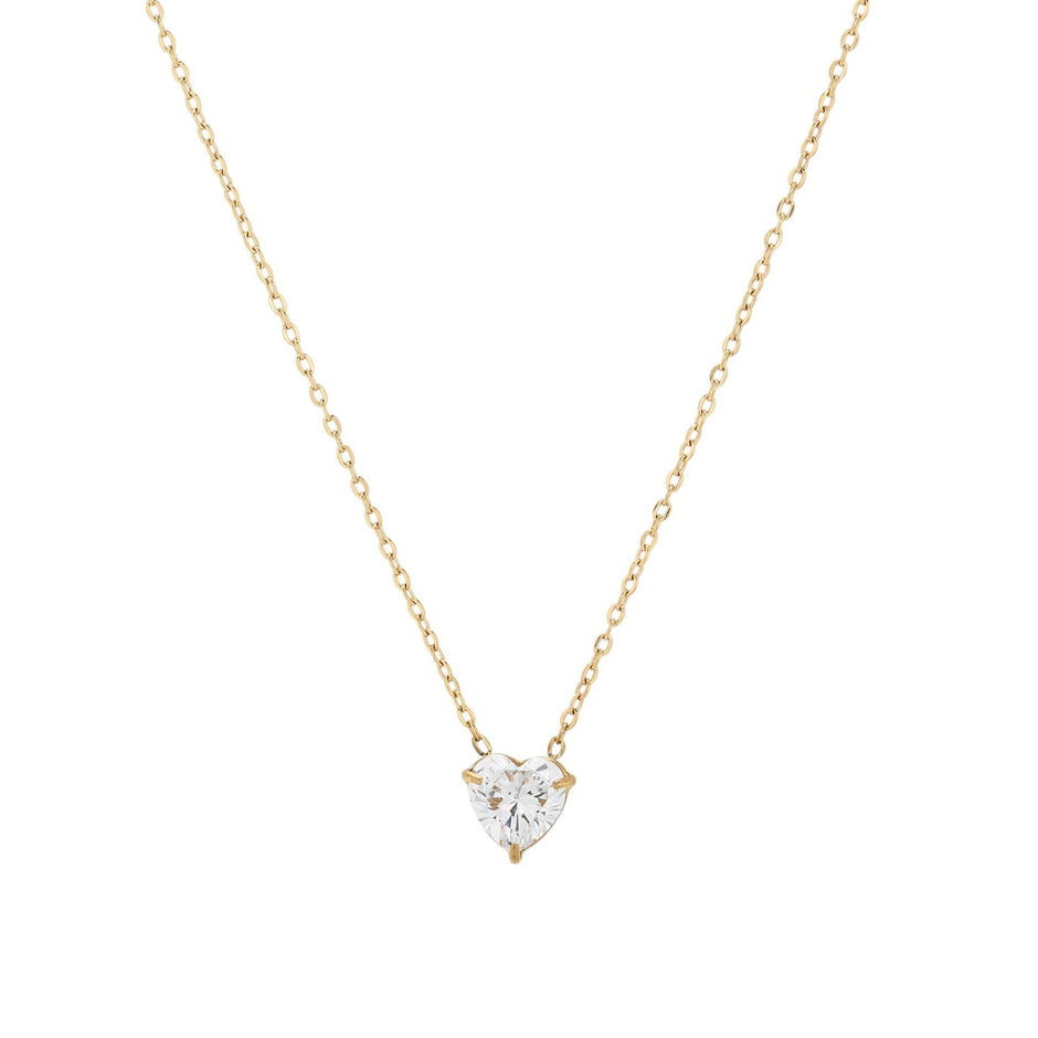 Collier avec cœur - 8mm