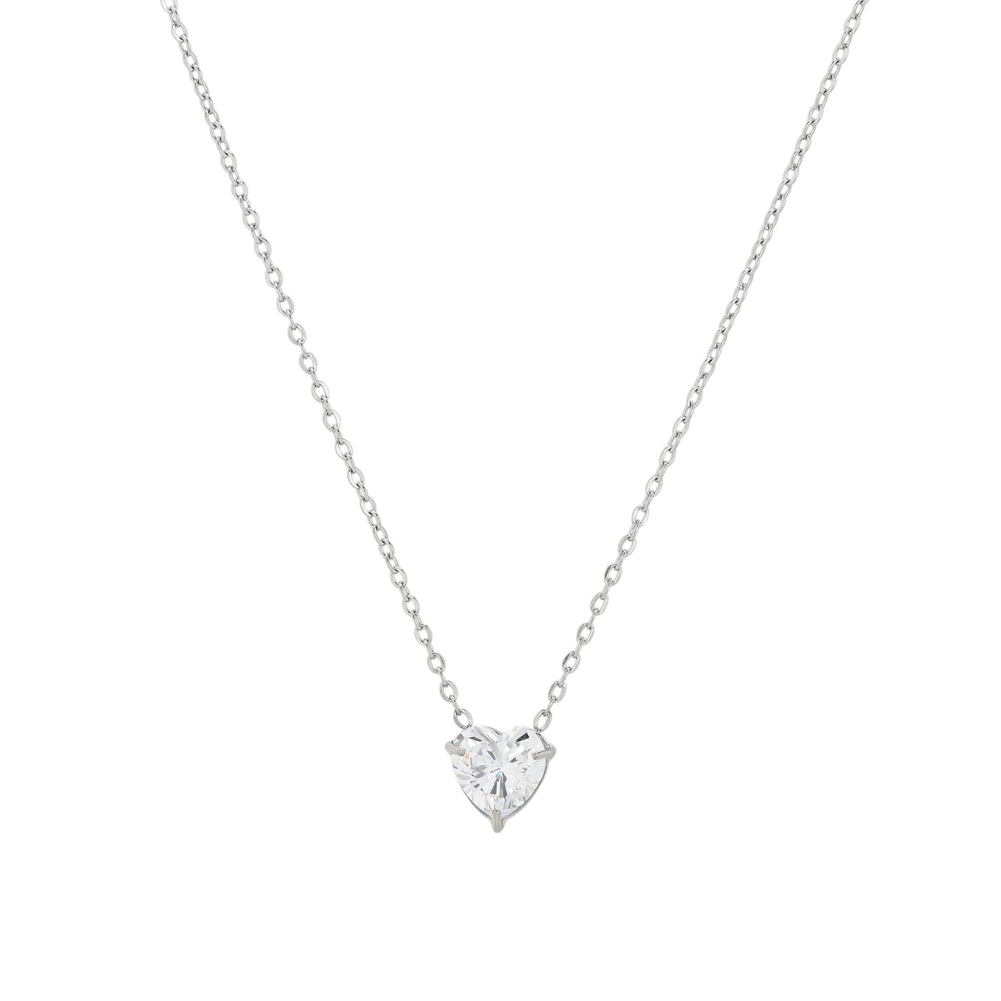 Collier avec cœur - 8mm