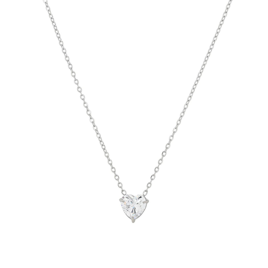 Collier avec cœur - 8mm