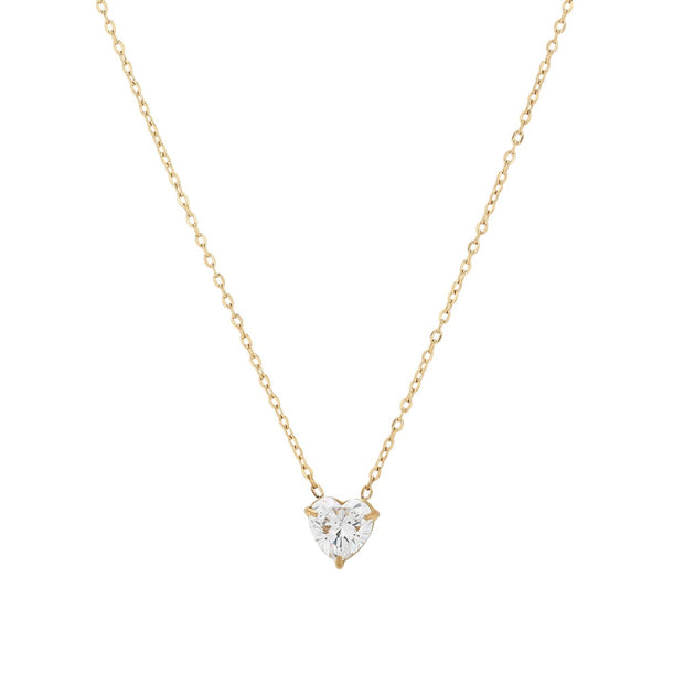 Collier avec cœur - 8mm