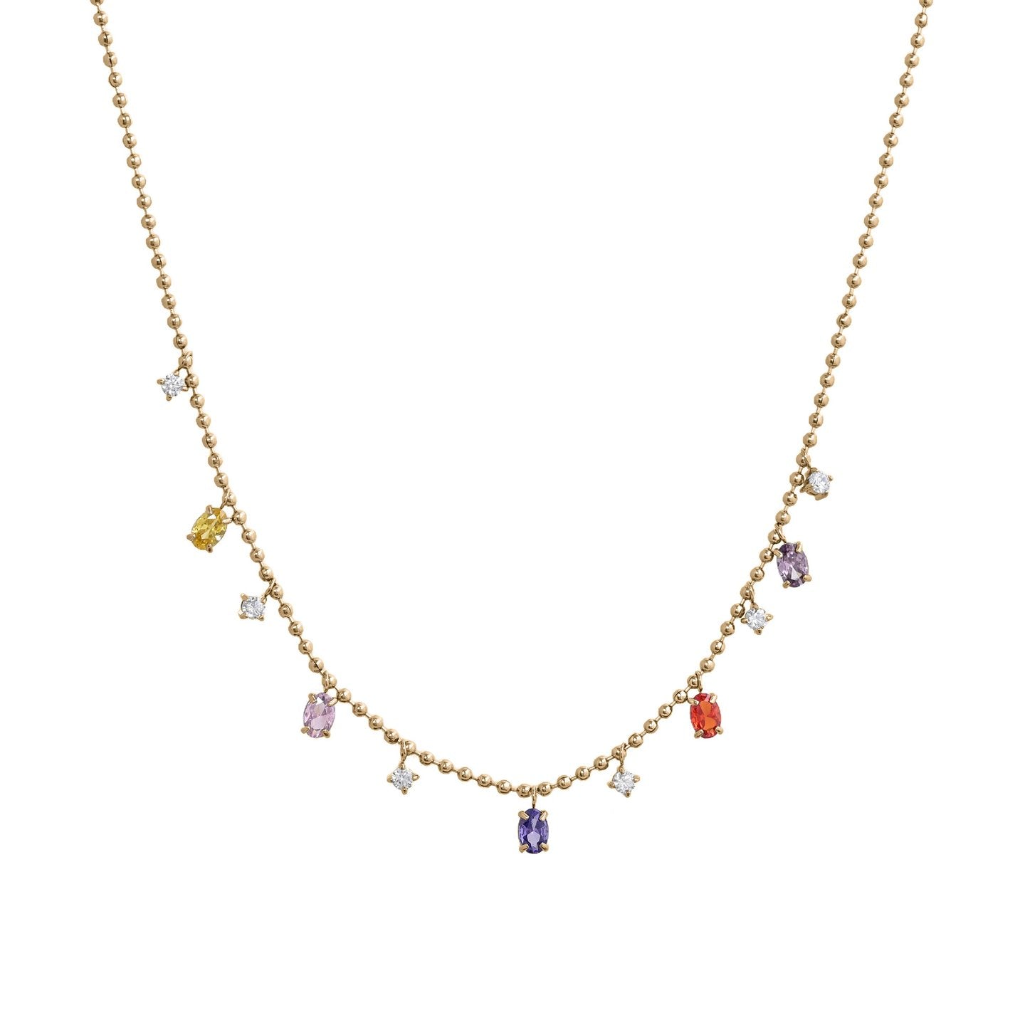 Collier avec cristaux naturels