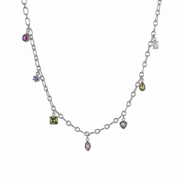 Collier Delicate avec cristaux naturels