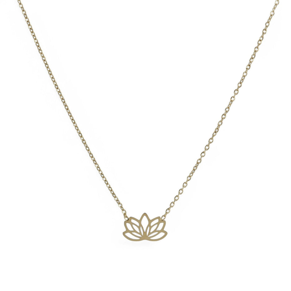 Collier avec fleur de lotus
