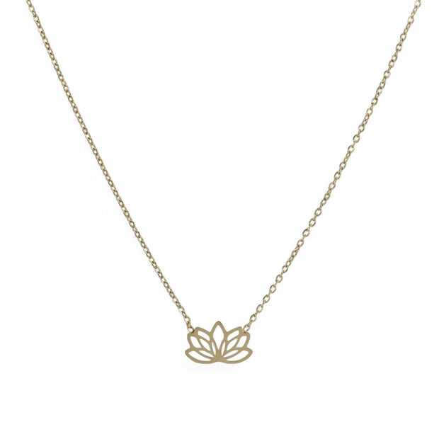 Collier avec fleur de lotus