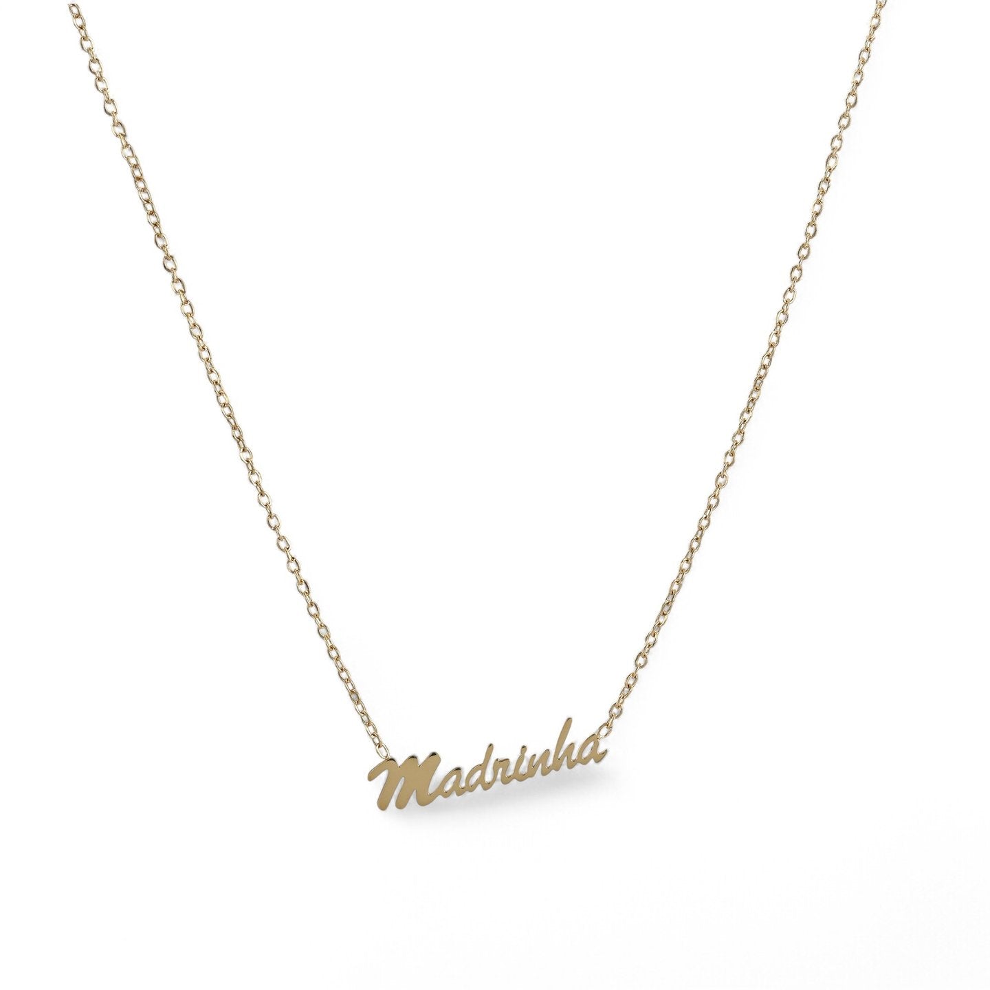 Collier avec le mot madrinha