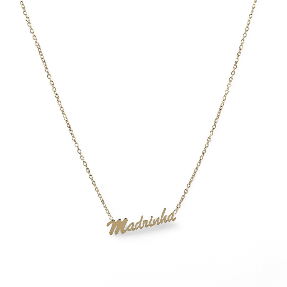 Collier avec le mot madrinha