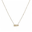 Collier avec le mot Mãe