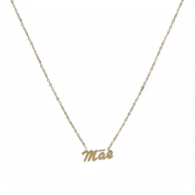 Collier avec le mot Mãe