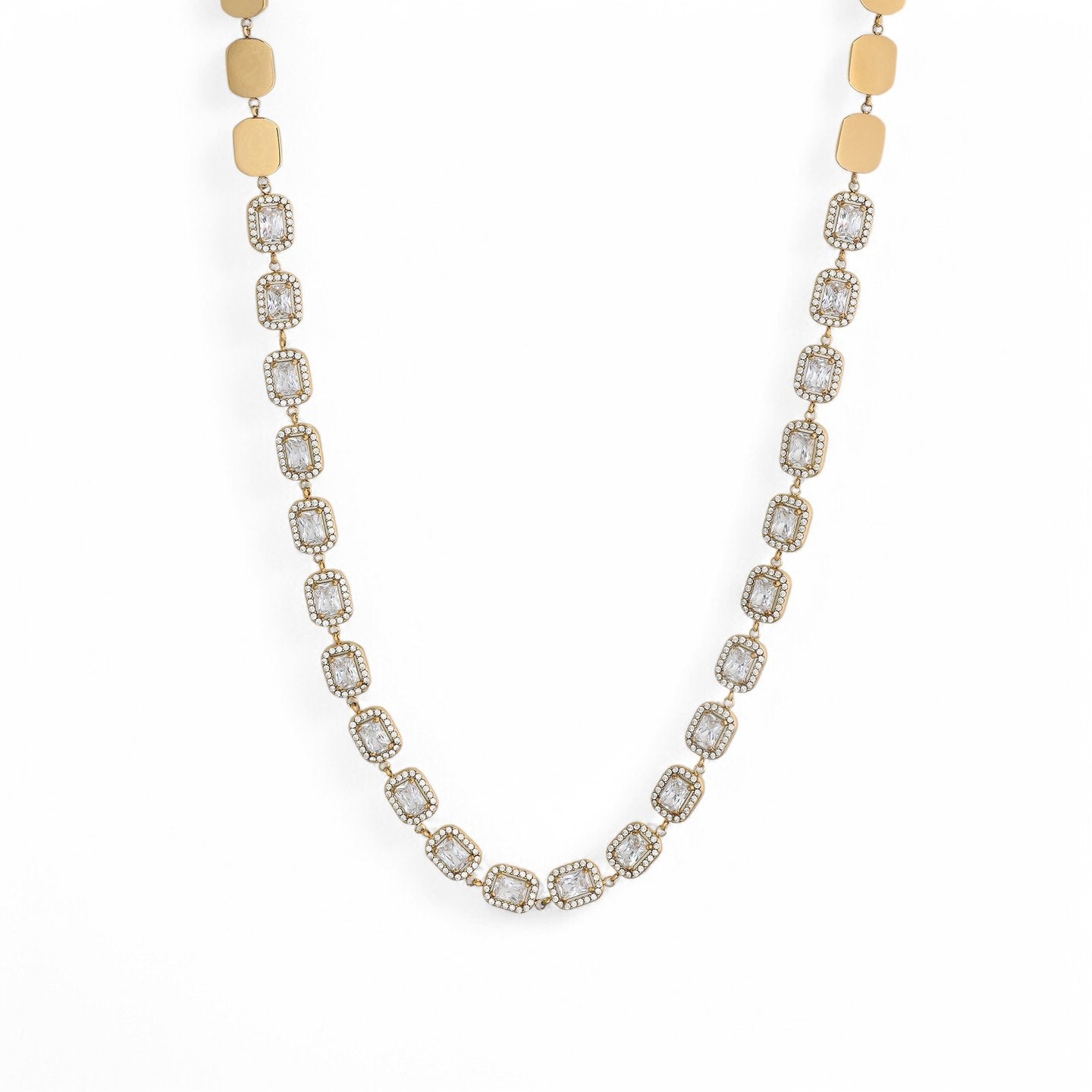 Collier Delicate avec rectangles