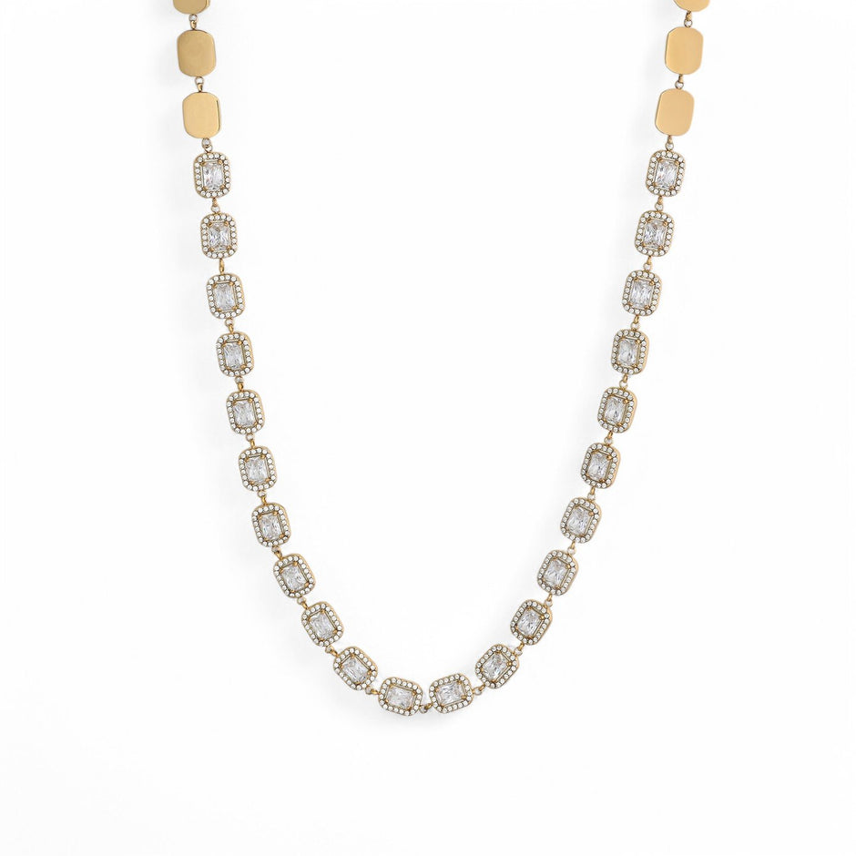 Collier Delicate avec rectangles