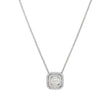 Collier Delicate carré brillants