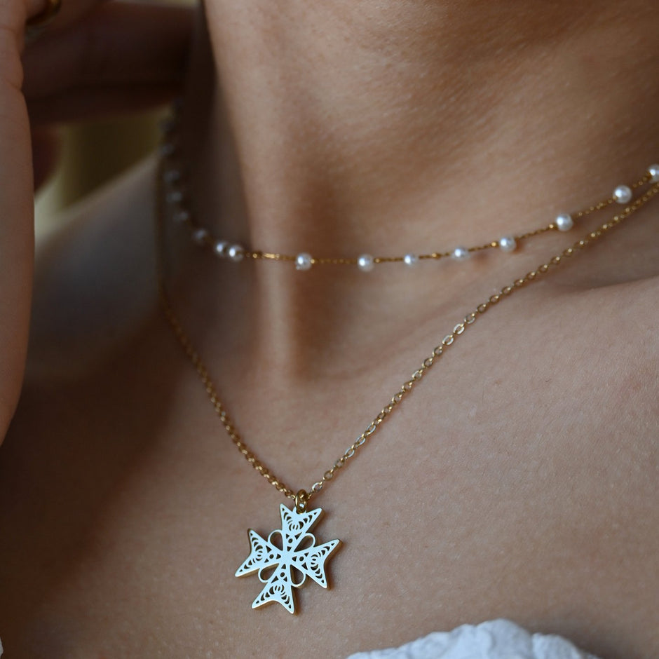 Collier Croix de Malte