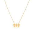Collier Delicate deux filles et un garçon